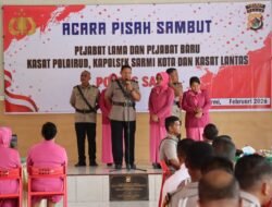Hangat dan Penuh Apresiasi, Polres Sarmi Gelar Pisah Sambut PJU