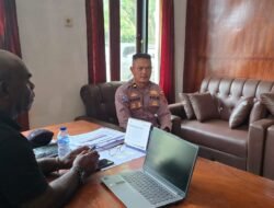 Bhabinkamtibmas Kelurahan Mararena Kunjungi Bapenda Sarmi, Sampaikan Keluhan Warga Pasar