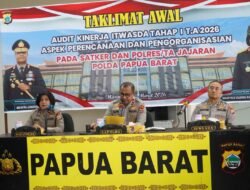 Polda Papua Barat Gelar Taklimat Awal Audit Kinerja Tahap I TA 2026