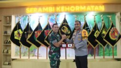 Kapolda Papua Barat Silaturahmi Bersama Pangdam XVIII/Kasuari, Perkuat Sinergitas TNI–Polri