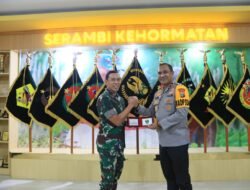 Kapolda Papua Barat Silaturahmi Bersama Pangdam XVIII/Kasuari, Perkuat Sinergitas TNI–Polri