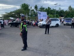 Ciptakan Rasa Aman Saat Ied, Polres Sarmi Kerahkan Personel di Berbagai Titik