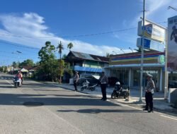 Hari Pertama Masuk Pasca Libur Lebaran, Sat Lantas Polres Sarmi Gelar Strong Point Pagi di Titik Rawan dan Sekolah