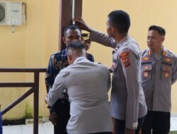 Kapolres Sarmi Tinjau Langsung Rikmin Awal Penerimaan Terpadu Polri T.A 2026