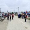 Meriahkan HUT ke-24, Sat Lantas Polres Sarmi Kawal Jalan Santai dan Launching Car Free Day Berlangsung Aman dan Lancar