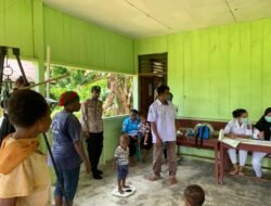 Polsek Tor Atas Dampingi Posyandu Samanente