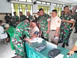Kenali Bahaya Penyakit Diabetes Melitus dan Hipertensi, Prajurit, PNS dan Persit Kodim 1310/Bitung Terima Penyuluhan Kesehatan