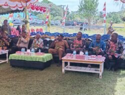 Kapolsek Bonggo Wakili Kapolres Sarmi Hadiri Mubes I Pemuda Adat Suku Rumbuway