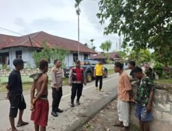 Patroli Rutin Polsek Sarmi Kota, Kamtibmas Tetap Aman dan Kondusif