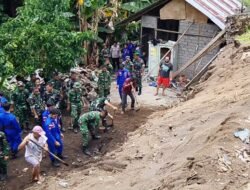 Aksi Sigap Gerak Cepat Bantu Warga, Kodim 1310/Bitung Beri Pertolongan Korban Bencana Gempa