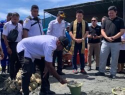 Kasat Polairud Sarmi Hadiri Groundbreaking Cold Storage, Dorong Kesejahteraan Nelayan
