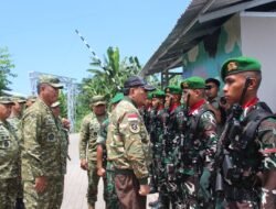 Menhan RI Tekankan Profesionalisme dan Kedekatan Prajurit dengan Rakyat, dalam Kunjungan Kerja ke YTP 916/BS