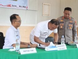 Polres Sarmi Ikuti Taklimat Akhir Audit Kinerja Itwasda Polda Papua Tahap I TA 2026