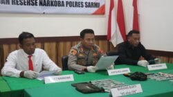 Kapolres Sarmi Pimpin Press Release Pengungkapan Kasus Ganja Seberat 61,98 Gram