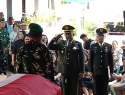 Wujud Penghormatan Atas Pengabdian, Kodim 1310/Bitung Gelar Upacara Persemayaman dan Pemakaman Secara Militer Kepada Purnawirawan TNI