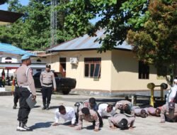 Pastikan Kedisiplinan Personel, Propam Polres Sarmi Gelar Gaktiblin Rutin