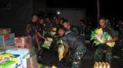Peduli Bencana, Danrem 131/Santiago Tinjau Langsung Keberangkatan Bantuan Bahan Makanan dan Obat-Obatan untuk Korban Gempa Sangihe