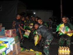 Peduli Bencana, Danrem 131/Santiago Tinjau Langsung Keberangkatan Bantuan Bahan Makanan dan Obat-Obatan untuk Korban Gempa Sangihe