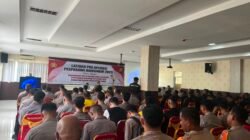 Latihan Pra Operasi Pesparawi Mansinam-2026 Dalam Rangka Pengamanan Pesta Paduan Suara Gerejawi (Pesparawi) Nasional XIV Tahun 2026 di Wilayah Hukum Polda Papua Barat