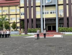 Kapolda Papua Barat Pimpin Apel Pengecekan dan Tactical Floor Game Persiapan Menyambut Pesparawi Nasional XIV Tahun 2026