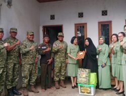 Sambut Hari Jadi Kodam XIII/Merdeka Ke-68, Dandim 1310/Bitung Dampingi Danrem 131/Santiago Gelar Anjangsana dan Bakti Sosial