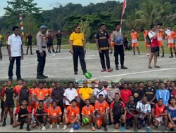 Pembukaan Pertandingan Futsal Intern Polres Mamberamo Raya Pada Rangkaian Peringatan Hut Polri ke-80 Tahun 2026