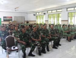 Tingkatkan Kualitas Mental, Moral dan Spiritual, Kodam XIII/Mdk Melalui Bintaldam XIII/Mdk, Melaksanakan Kegiatan Pembinaan Mental Kepada Prajurit, PNS dan Persit Kodim 1310/Bitung