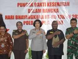 Puncak Bakti Kesehatan Hari Bhayangkara Ke-80, Polda Papua Barat Perkuat Pelayanan Kesehatan dan Kepedulian Sosial Kepada Masyarakat