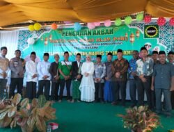 Ratusan Masyarakat Hadiri Santunan Anak Yatim Piatu Sebonggo Raya, Kapolsek Bonggo Turut Hadir