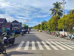 Cegah Kemacetan Saat Pendaftaran Siswa Baru, Satlantas Polres Sarmi Intensifkan Strong Point di Titik Rawan