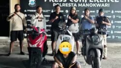 Tim URC (Unit Reaksi Cepat) Polresta Manokwari Berhasil Ringkus Residivis Spesialis Curanmor dan 3 unit Kendaraan Motor Diamankan