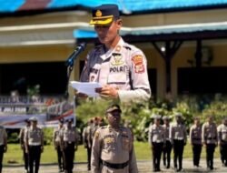Upacara Korp Raport Kenaikan Pangkat Bintara Polri Polres Mamberamo Raya Tmt 1 Juli 2026