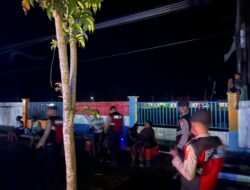Patroli Malam Sat Samapta Polres Sarmi Perkuat Kehadiran Polri di Tengah Masyarakat