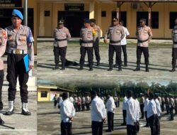 Waka Polres Mamberamo Raya Pimpin Apel Pagi, Tekankan Kedisiplinan dan Profesionalisme Personel