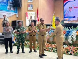 Sinergi TNI, Pemerintah Daerah dan Mahasiswa, Kasdim 1310/Bitung Hadiri Penerimaan Mahasiswa KKT Unsrat Manado di Kota Bitung