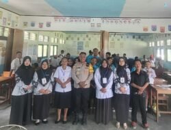 Kapolsek Bonggo Isi Materi MPLS, Tanamkan Literasi Digital dan Pencegahan Narkoba kepada Pelajar