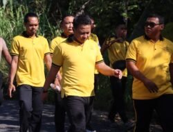 Fisik Prima untuk Pelayanan Maksimal, Polres Sarmi Laksanakan Olahraga Pagi