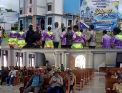 Pesonel Polres Mamberamo Raya Melaksanakan Pengamanan Kedatangan Rombongan Sidore GKI Tanah Papua