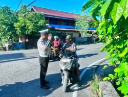 Satlantas Polres Sarmi Hadir di Pagi Hari, Wujudkan Keamanan dan Kelancaran Arus Lalu Lintas