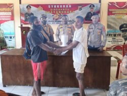 SPKT Polres Mamberamo Raya Laksanakan Restorative Justice, Kedepankan Penyelesaian Perkara Secara Damai