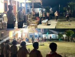 Kasat Binmas Polres Mamberamo Raya Hadiri Upacara Pelepasan Kontingen Jambore Nasional XII Kabupaten Mamberamo Raya