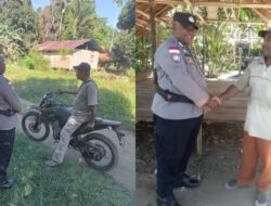 Bhabinkamtibmas Polsek Waropen Atas Laksanakan Giat Sambang Warga Binaan