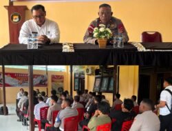Polres Mamberamo Raya Terima Kunjungan Tim Irwasda Polda Papua Untuk Pelaksanaan Verifikasi