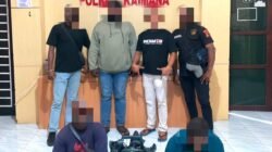 Satreskrim Polres Kaimana Amankan Terduga Pelaku Pencurian Mesin Tempel dan Tiga Unit Barang Bukti Berhasil Diamankan
