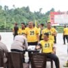Jelang UKP, Polres Sarmi Gelar Uji Kesamaptaan Jasmani dan Bela Diri bagi 42 Personel